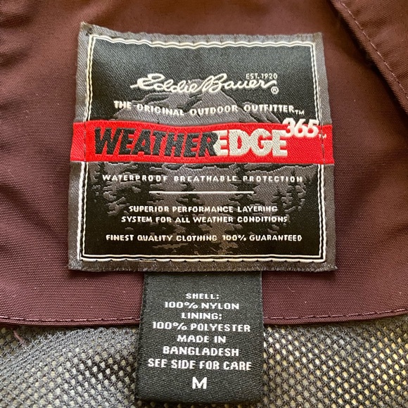 Eddie Bauer woman’s weather edge 365 coat size Med. Shell Only. - Picture 6 of 8
